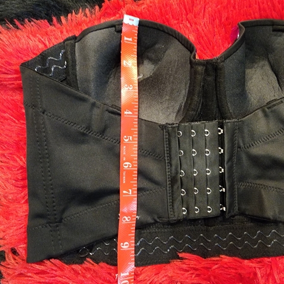Black Rhinestone Bedazzled Bustier Corset Women's Size M (runs small) - Picture 13 of 15